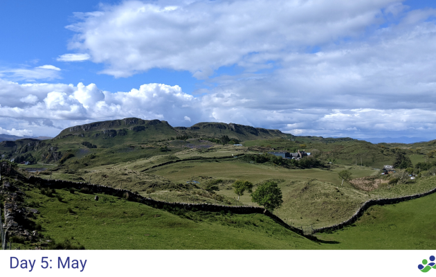Image of rolling countryside in Argyll
