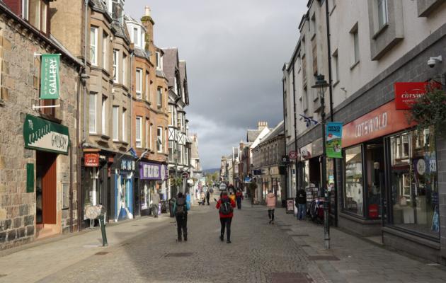 Image of high street in Fort William