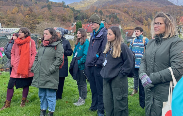 Delegates on a study visit