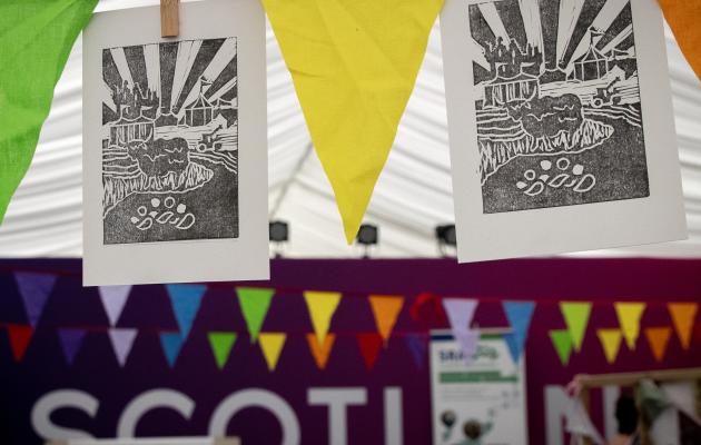 Screen printing at the Royal Highland Show