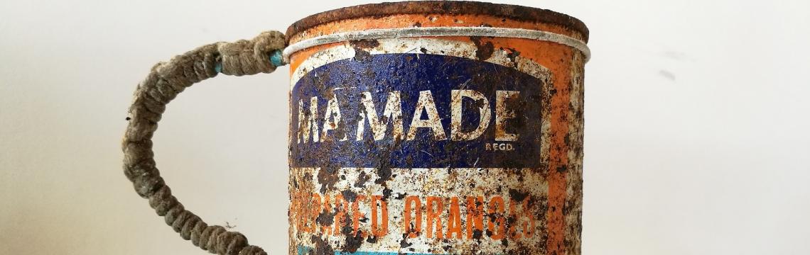 1940s upcycled mug 