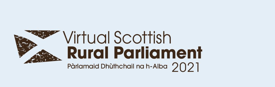 Virtual Scottish Rural Parliament Logo 2021