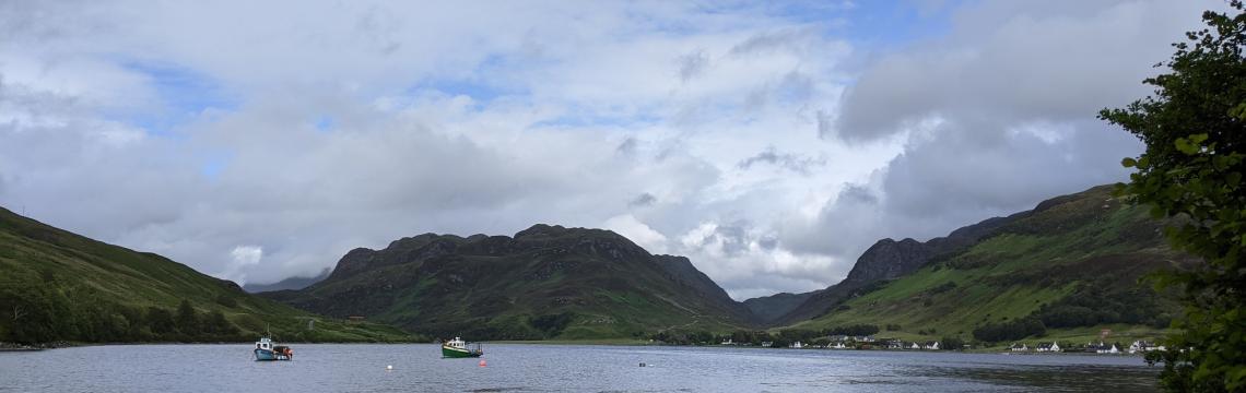 Image of fishing boats on west coast