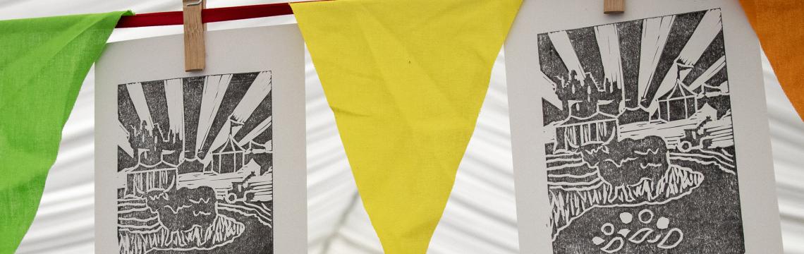 Screen printing at the Royal Highland Show